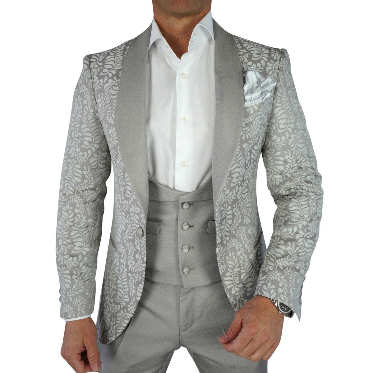 Tortora Damascata Dinner Jacket