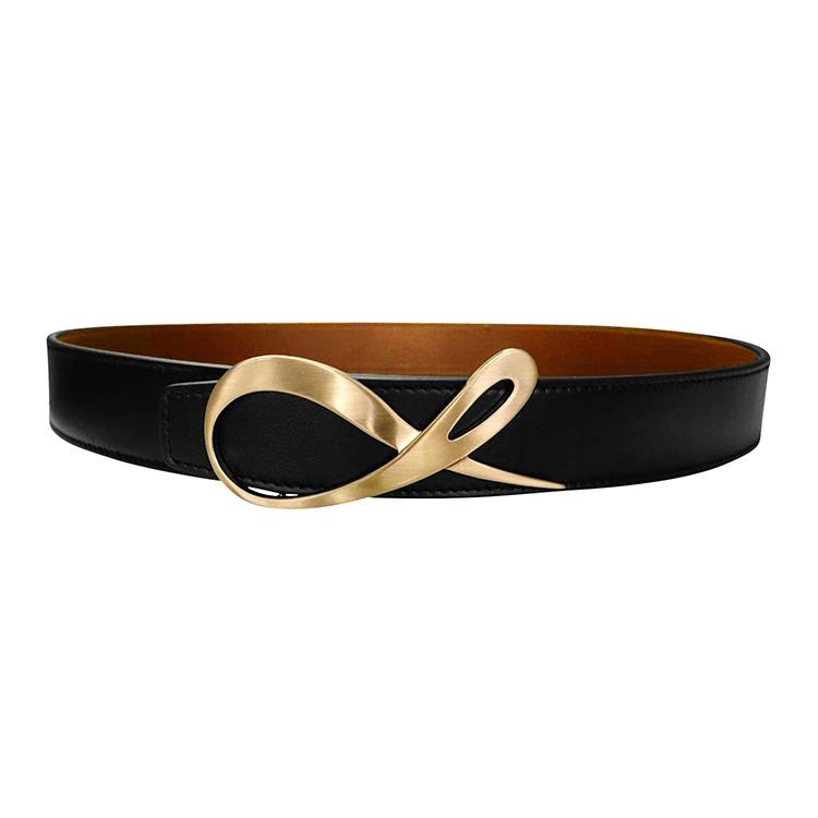 Classica Nero Opal Caramello Rose Gold Belt-1