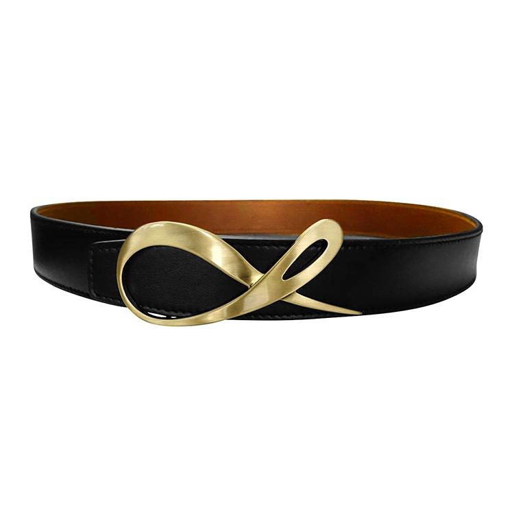Classica Nero Opal Caramello Yellow Gold Belt