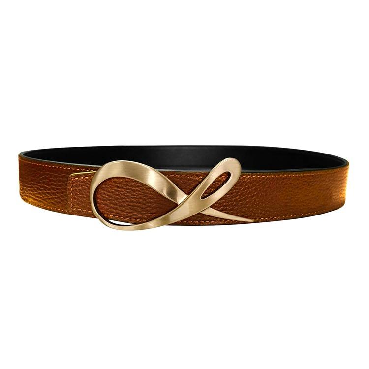 Classica Nero Opal Caramello Rose Gold Belt-2