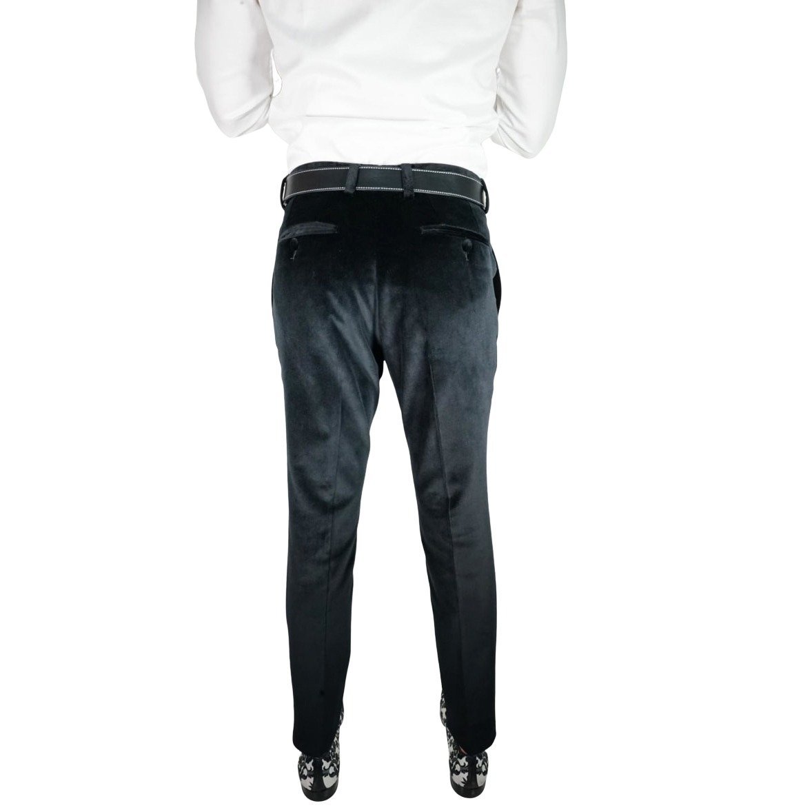 Black Velvet Trousers-4