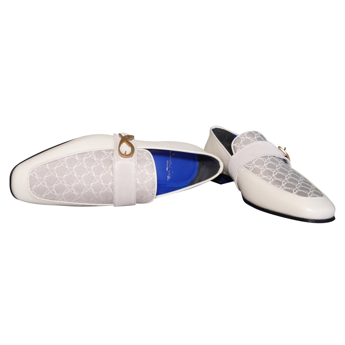 Tortora Logo Monk Strap Loafer With Gold Buckle-8