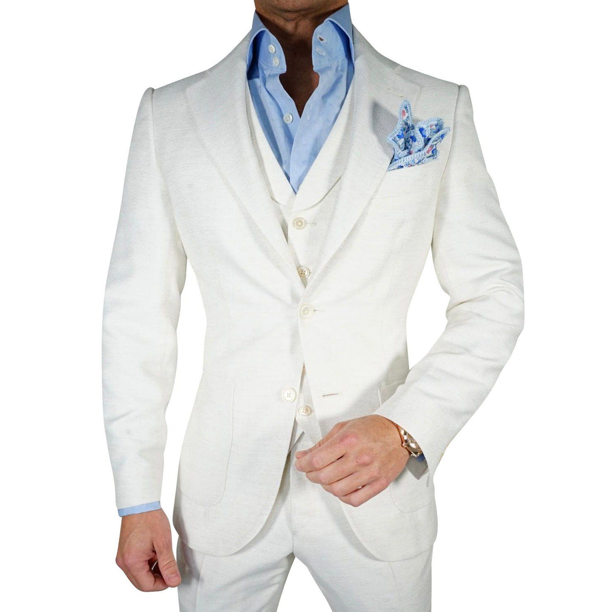 Latte Lino Tweed Jacket-4