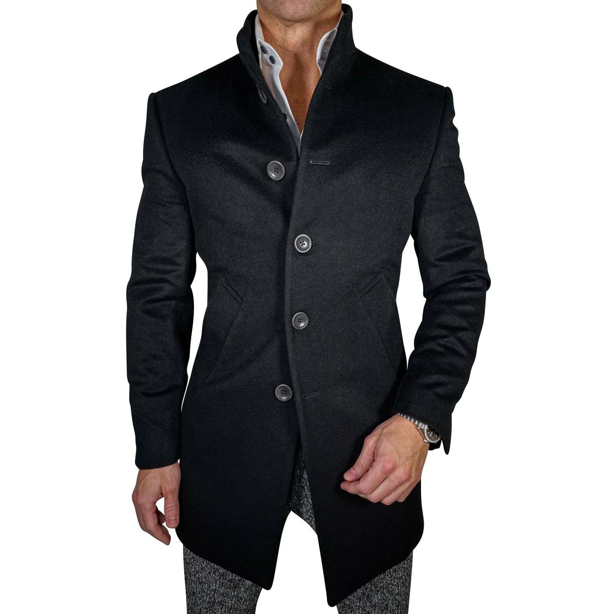 Black Mandani Coat @ The Vault