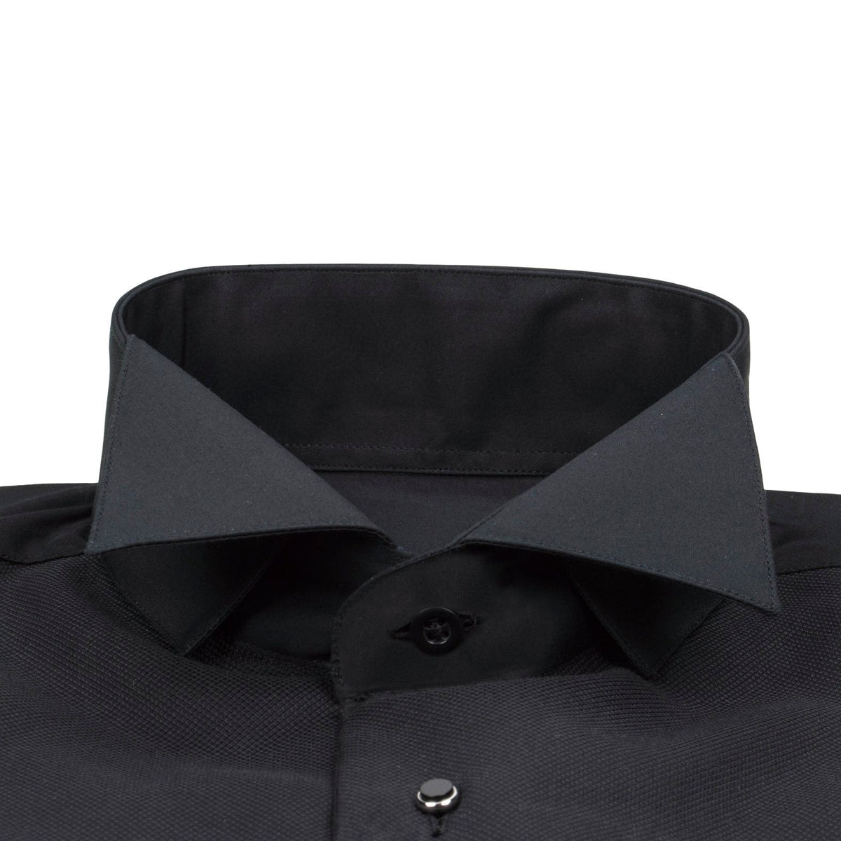 Black Evento Tuxedo Shirt-3