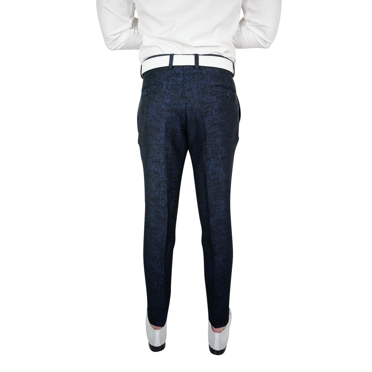 Midnight Blu Tweed Trousers @ The Vault-5