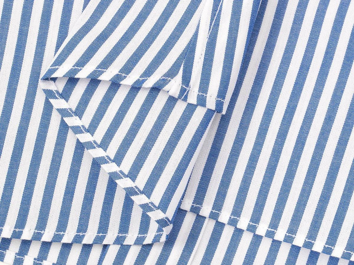 Azure Awning Poplin Dress Shirt-3