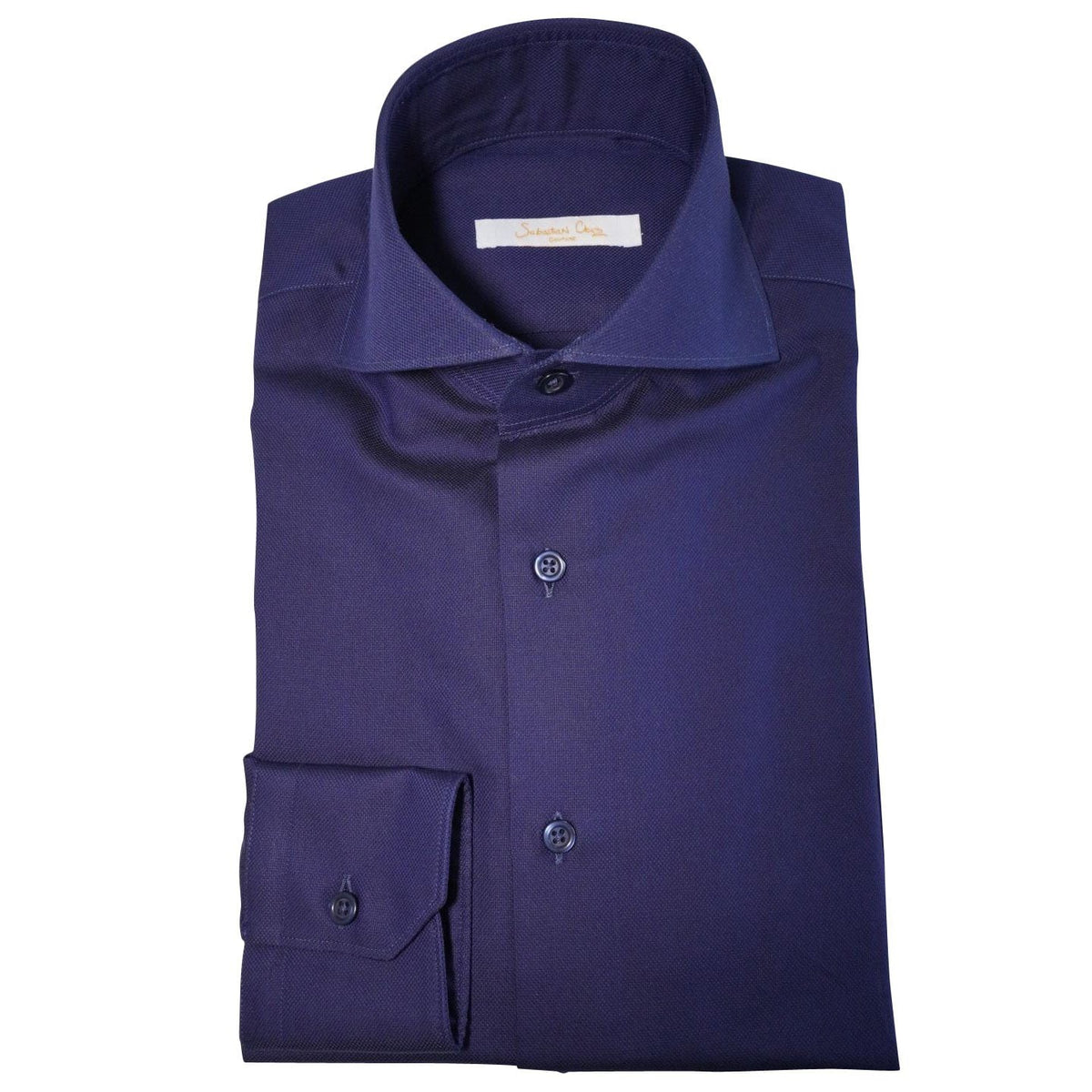 Blu Birdseye Dress Shirt @ The Vault-3