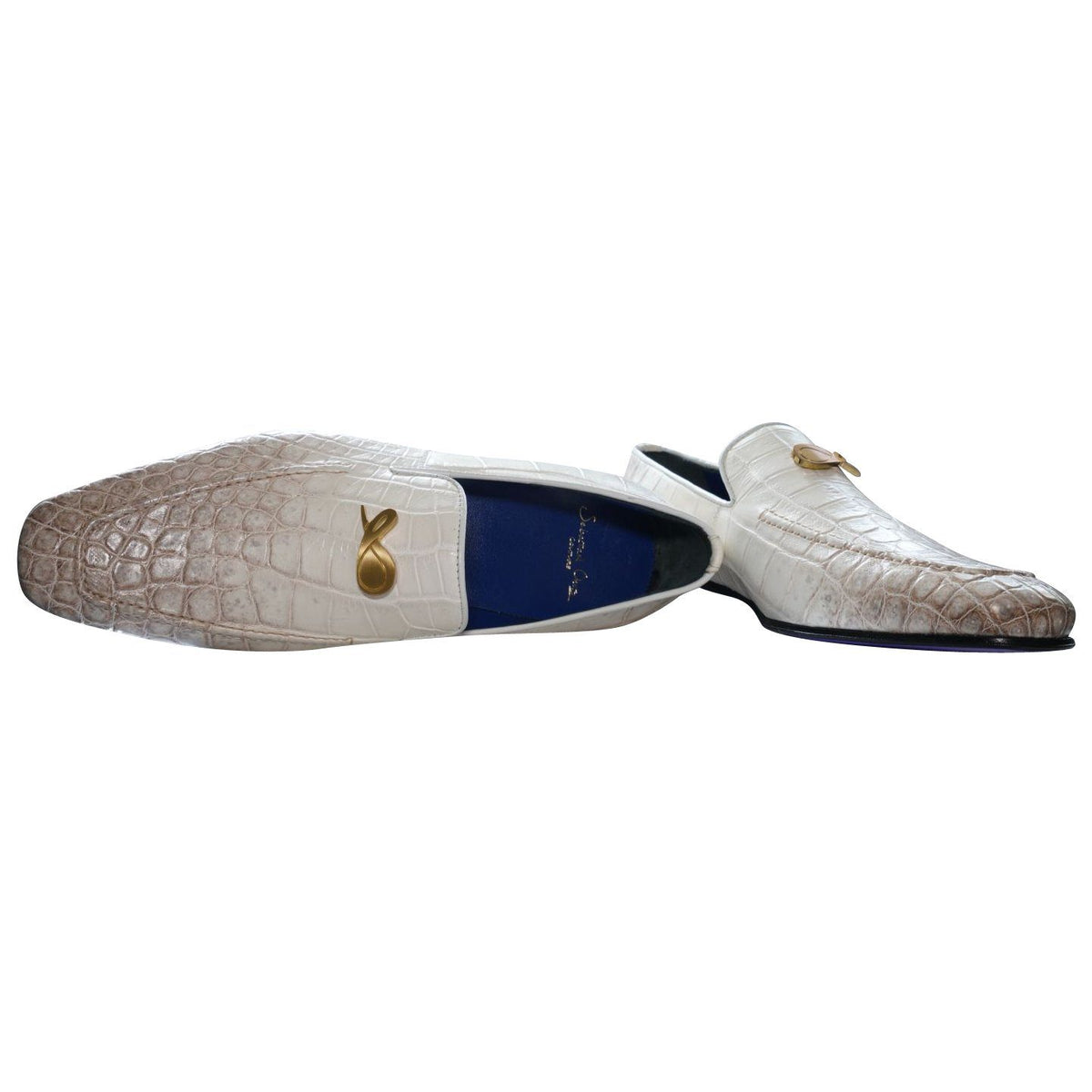 Himalaya With Yellow Gold Hardware Loafers-8