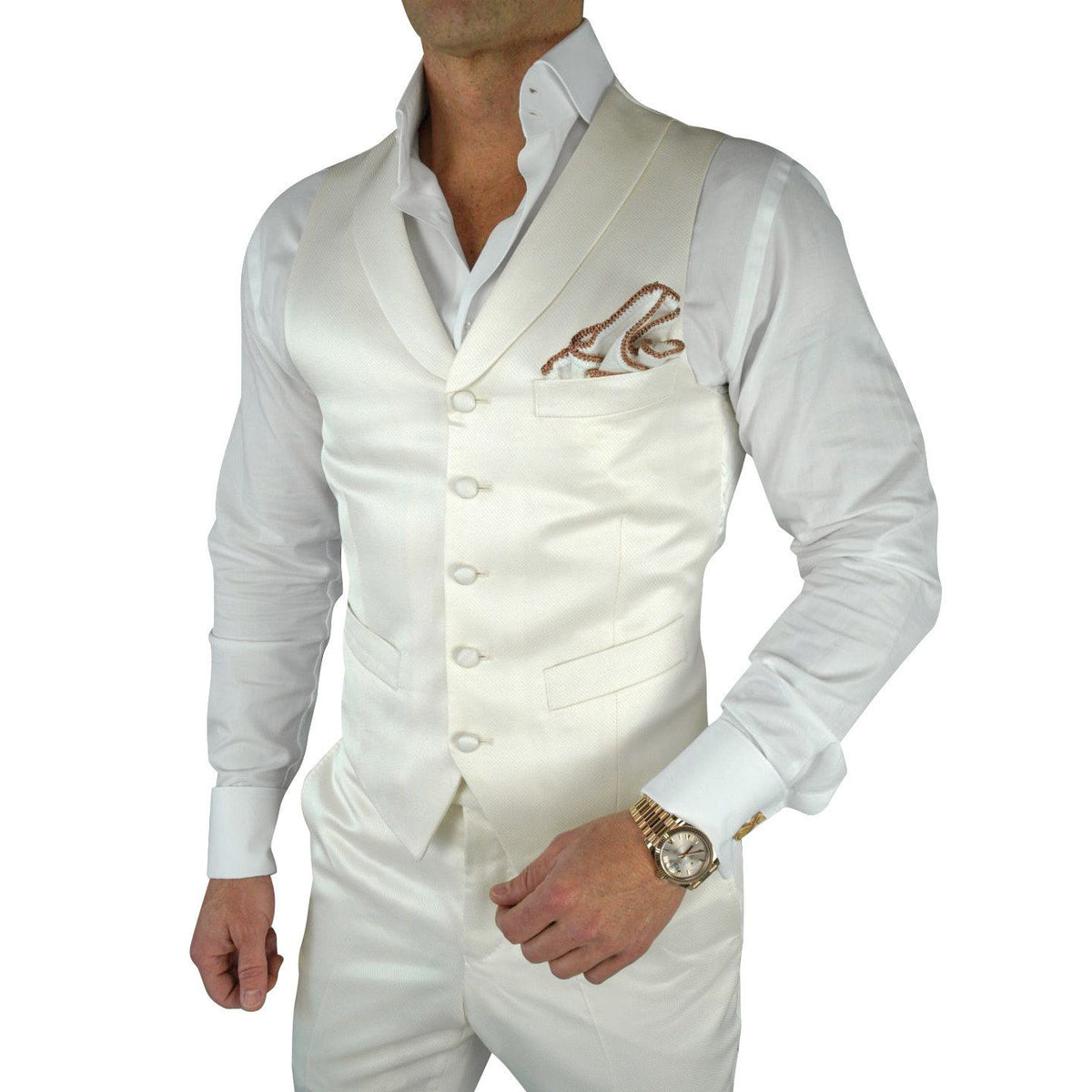 Vanilla Lucentezza Ciottoli Waistcoat @ The vault-1