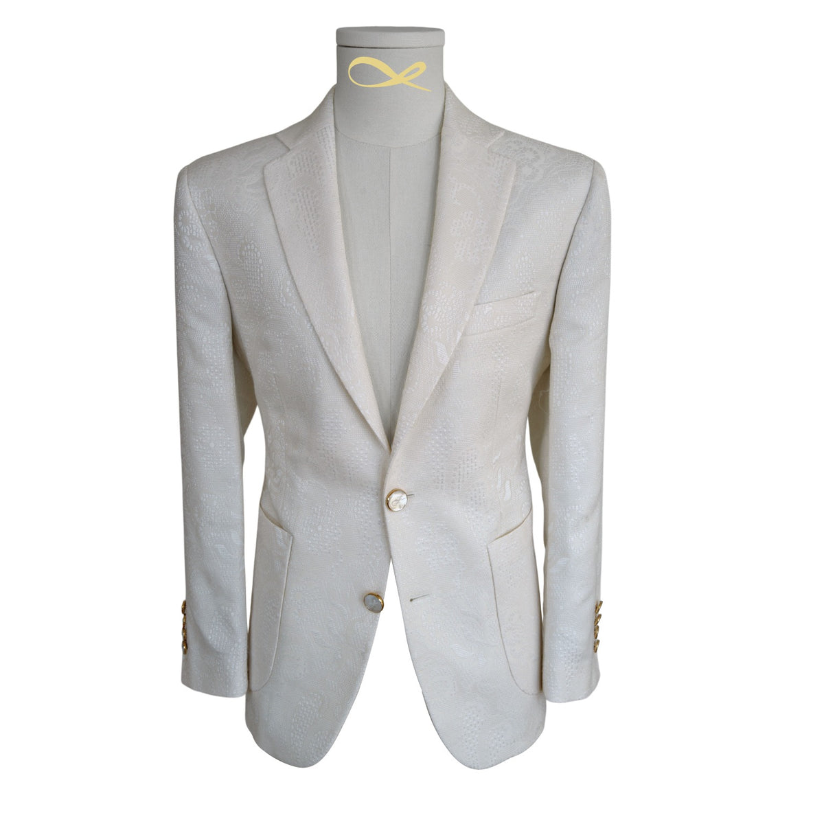 Latte Damask Jacket-4