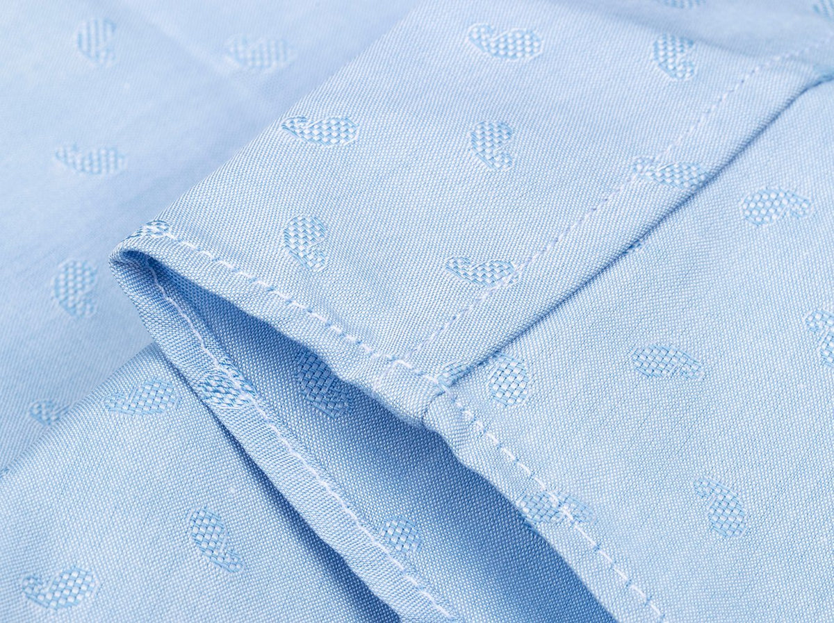 Bamino Blu Mini Paisley Dress Shirt @ The Vault-4