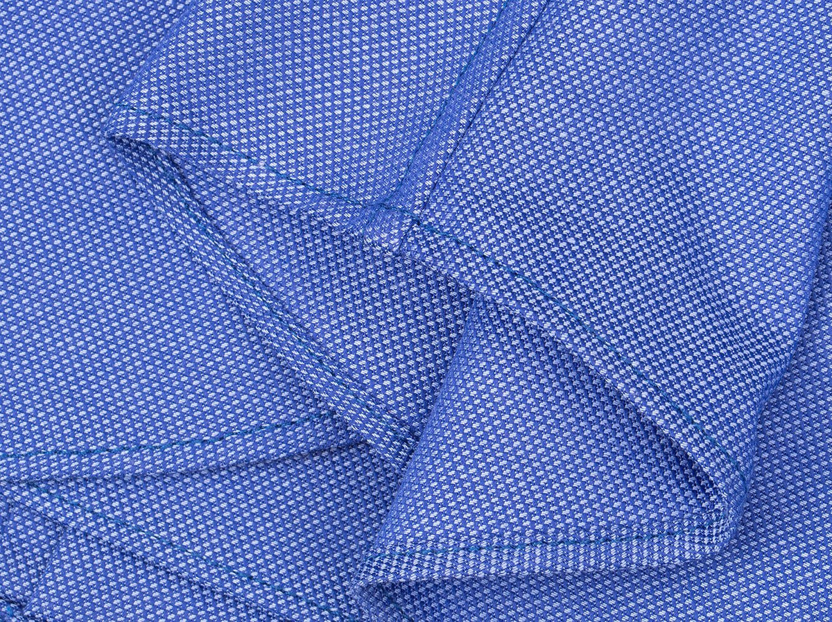 Mare Blue Weavetex Dress Shirt @ The Vault-4