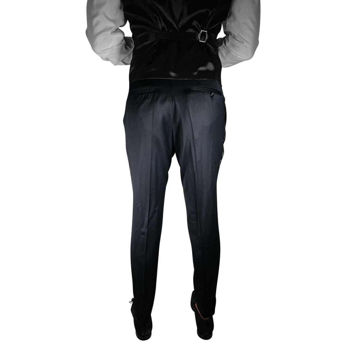Black Tuxedo Style Trousers @ The Vault-4