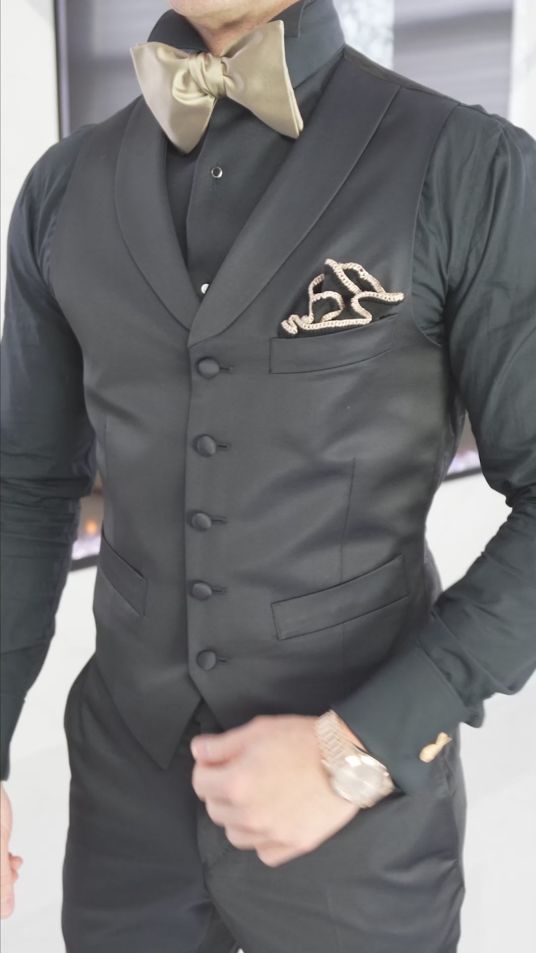 Black Evento Trousers @ The Vault-2