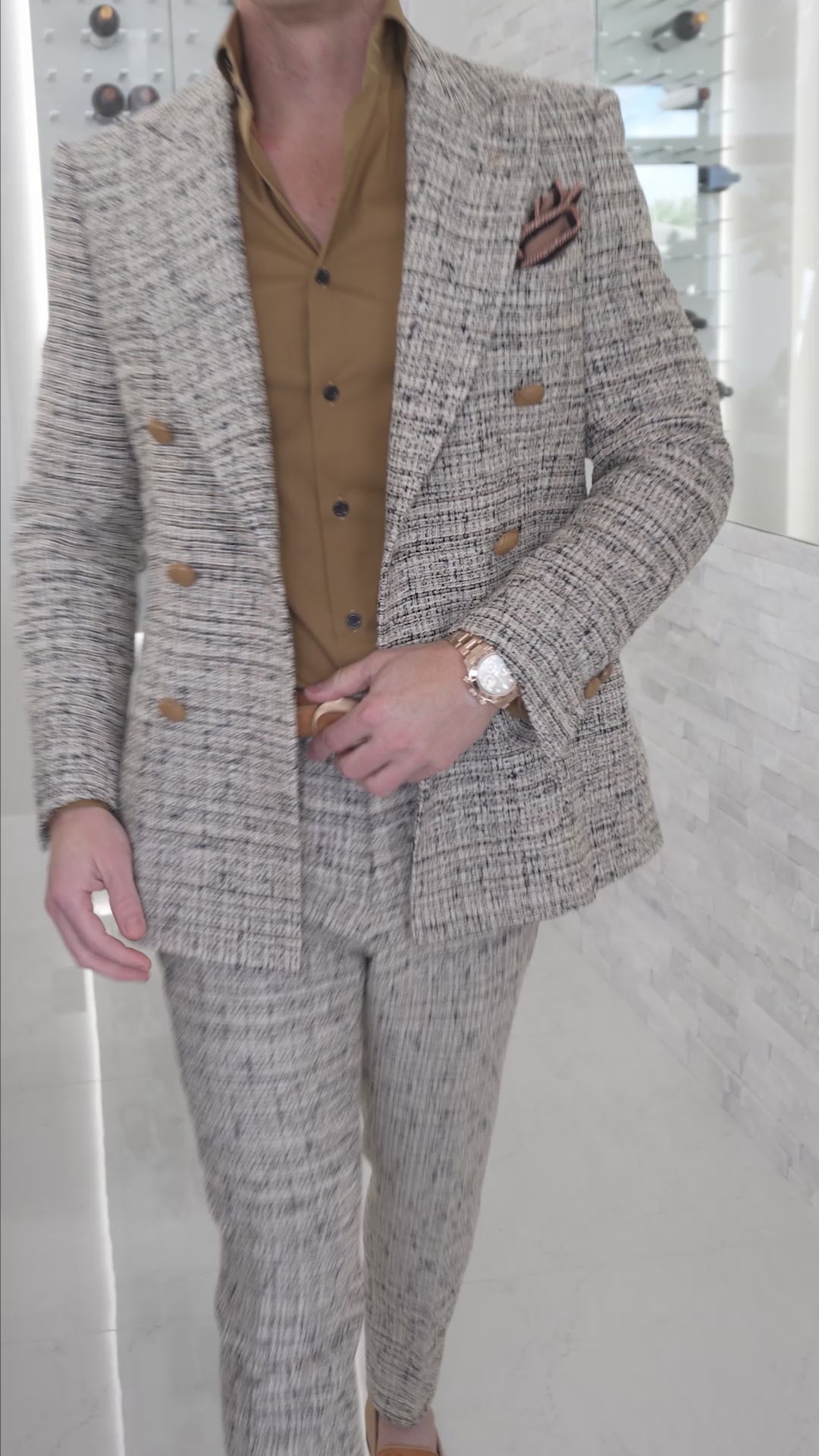 Biscotti Tweed Trousers @ The Vault