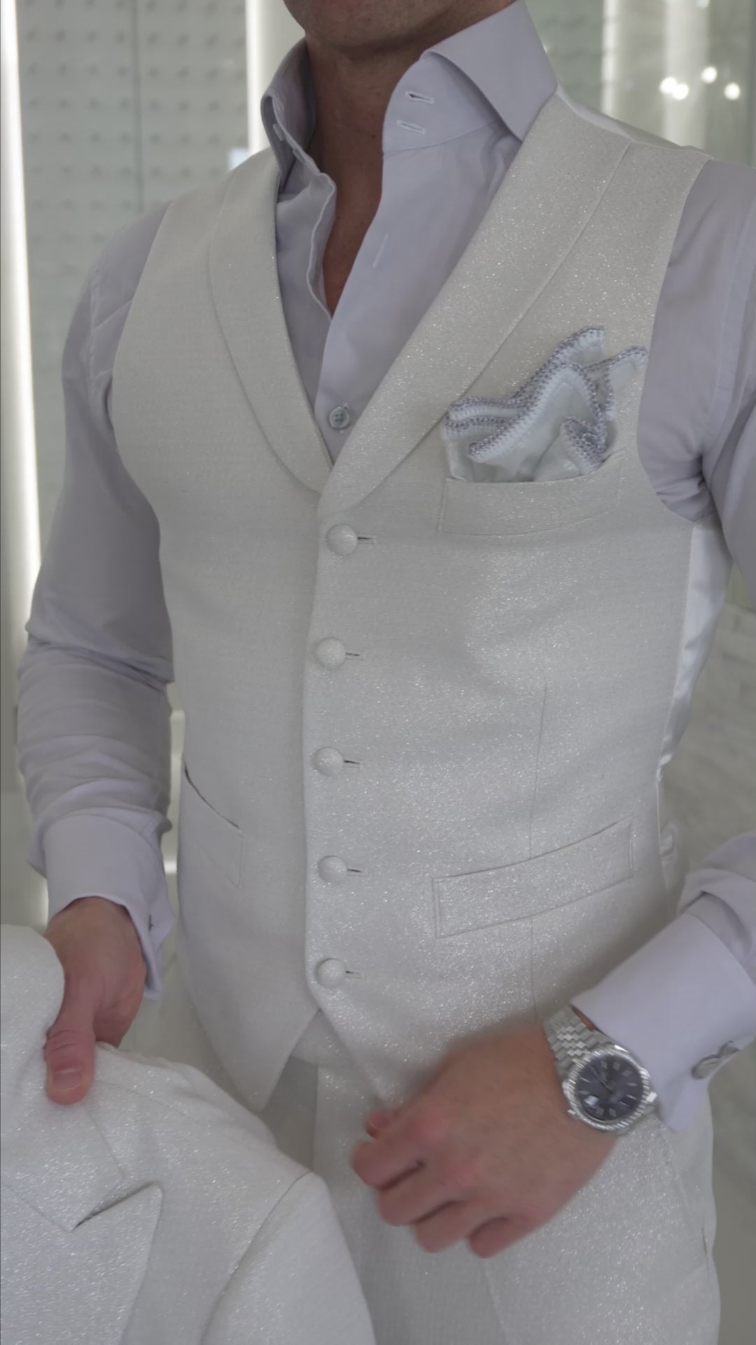 Frost Perla Ciottoli Waistcoat