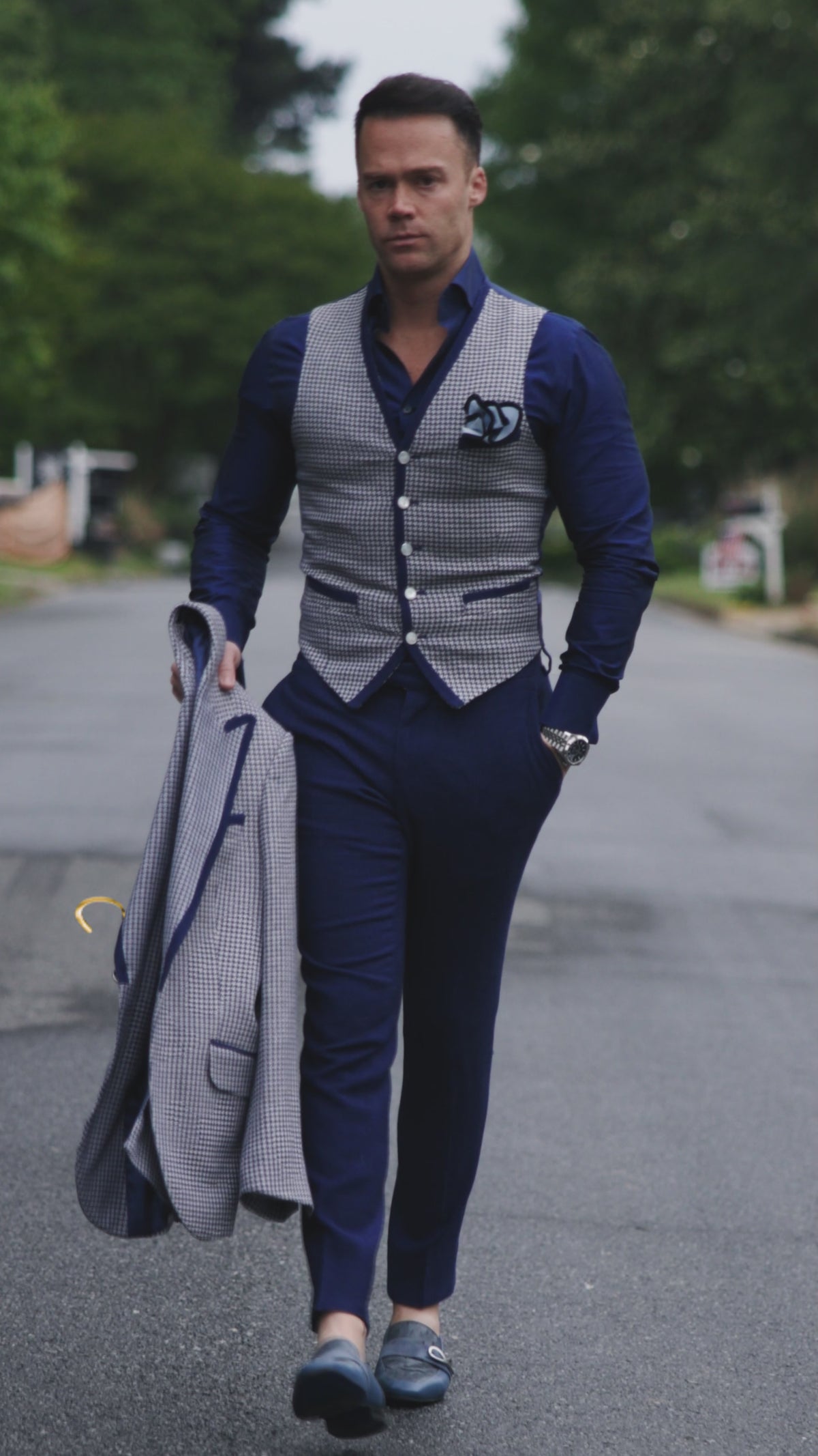 Iced Marina Boucle Ciottoli Waistcoat @ The Vault-2