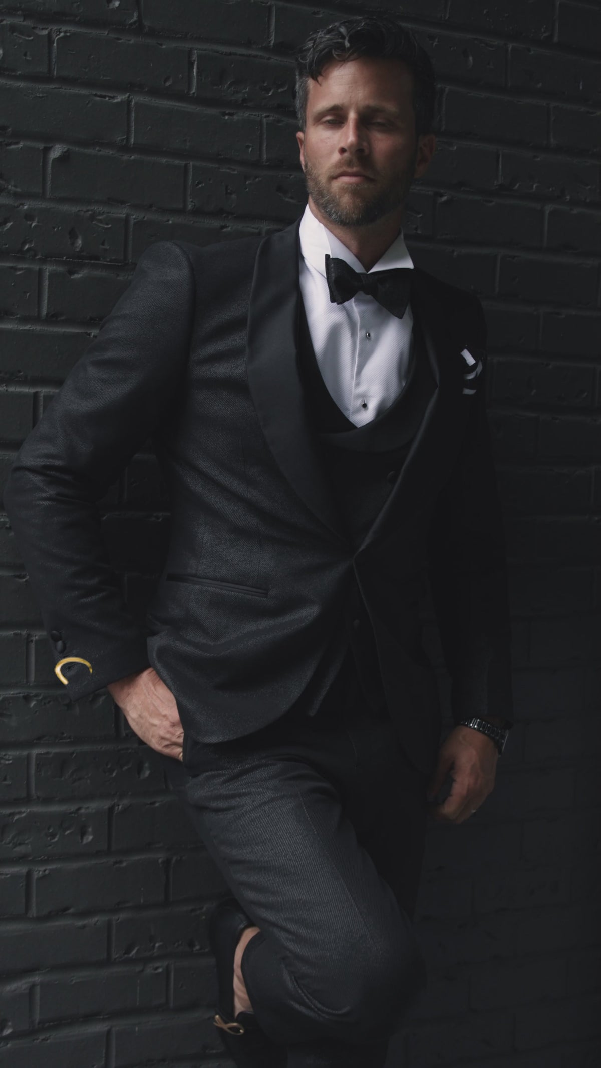 Black Luna Ciottoli Waistcoat @ The Vault-2