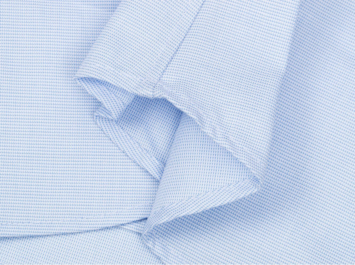 Powder Blu Weavetex Dress Shirt @ The vault-5