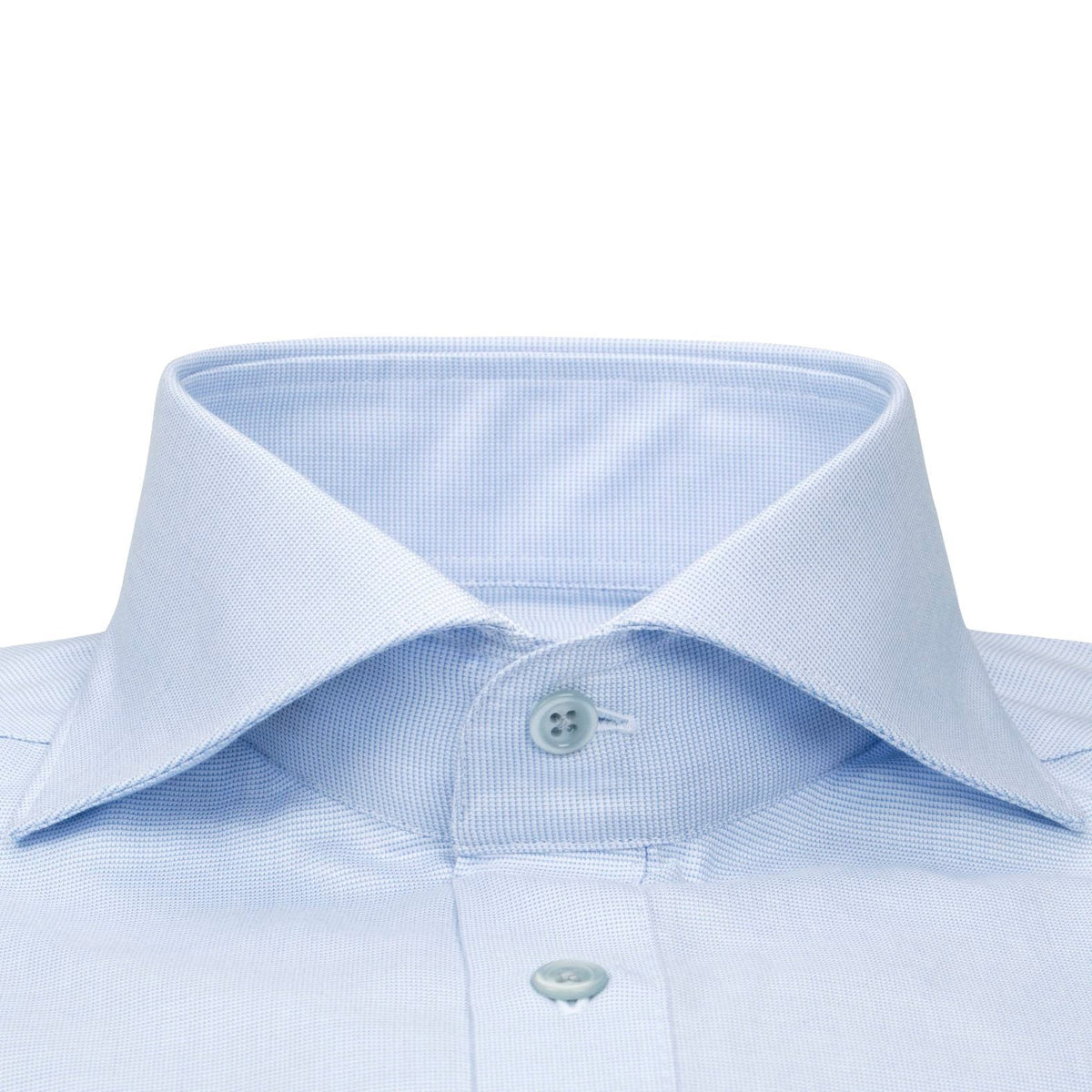 Powder Blu Weavetex Dress Shirt-4