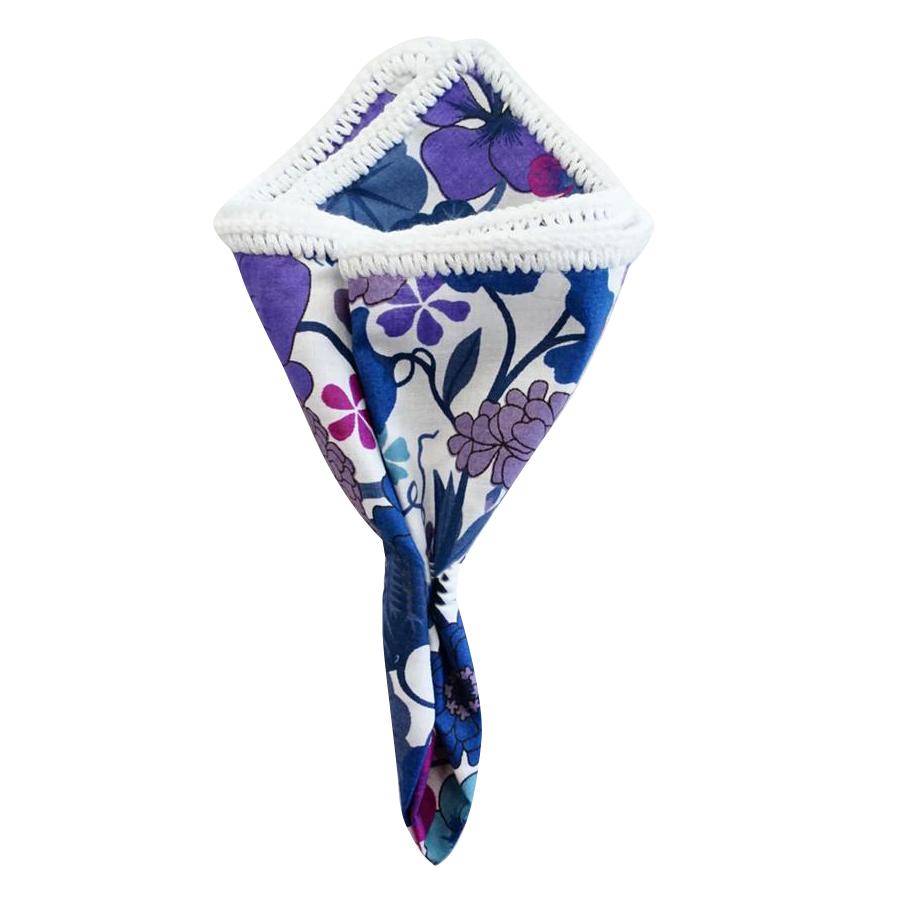 Purple Orchidea with Purple Signature Border